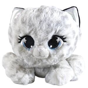 GUND Plushies Gray Cat 6" Stuffed Toy w/ Glitter Eyes Laya Spotson
